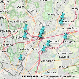 Mappa Via S. Maurizio al Lambro, 20099 Sesto San Giovanni MI, Italia (3.48455)