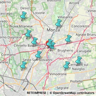 Mappa Via S. Maurizio al Lambro, 20099 Sesto San Giovanni MI, Italia (3.80545)