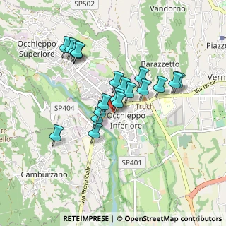 Mappa Via Martiri Libertà, 13897 Occhieppo Inferiore BI, Italia (0.745)