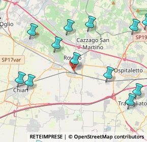 Mappa Via Turati, 25038 Rovato BS, Italia (6.805)