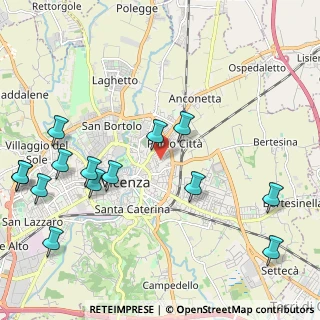 Mappa Via Gino Visonà, 36100 Vicenza VI, Italia (2.62571)