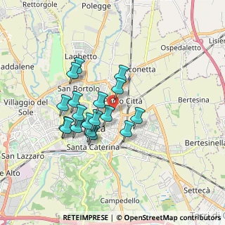 Mappa Via Gino Visonà, 36100 Vicenza VI, Italia (1.41556)