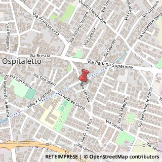 Mappa Via Seriola, 37b, 25035 Ospitaletto, Brescia (Lombardia)