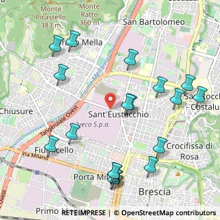 Mappa Via Attilio Franchi, 25128 Brescia BS, Italia (1.23667)