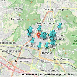Mappa Via Attilio Franchi, 25128 Brescia BS, Italia (1.22765)