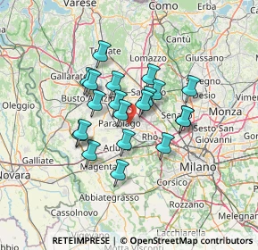 Mappa 20014 Nerviano MI, Italia (10.15)