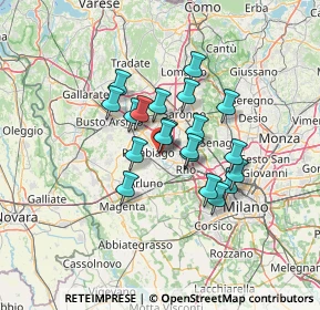 Mappa 20014 Nerviano MI, Italia (9.66)