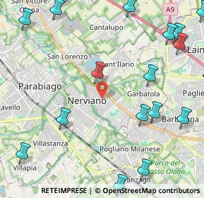 Mappa 20014 Nerviano MI, Italia (3.085)