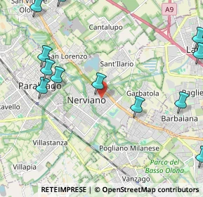 Mappa 20014 Nerviano MI, Italia (2.95615)