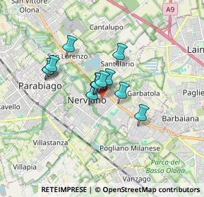 Mappa 20014 Nerviano MI, Italia (1.1825)