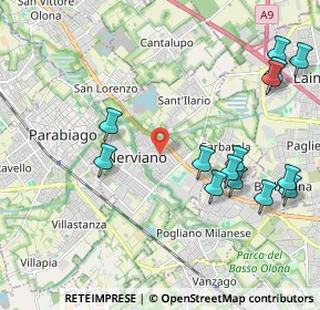 Mappa 20014 Nerviano MI, Italia (2.40857)