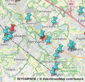 Mappa 20014 Nerviano MI, Italia (2.8965)