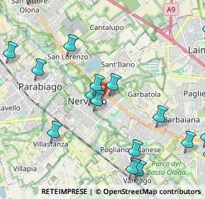 Mappa 20014 Nerviano MI, Italia (2.89579)