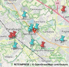 Mappa 20014 Nerviano MI, Italia (2.02909)