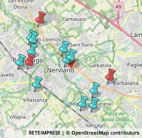Mappa 20014 Nerviano MI, Italia (2.035)