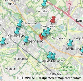 Mappa 20014 Nerviano MI, Italia (2.55071)