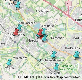 Mappa 20014 Nerviano MI, Italia (2.66733)