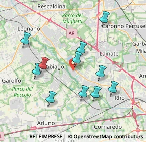Mappa 20014 Nerviano MI, Italia (3.66909)