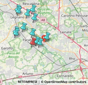 Mappa 20014 Nerviano MI, Italia (3.91538)