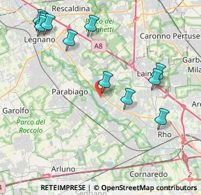 Mappa 20014 Nerviano MI, Italia (4.8775)