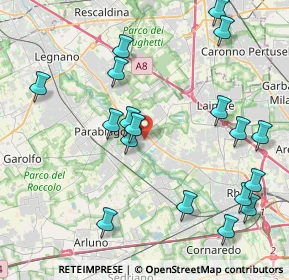 Mappa 20014 Nerviano MI, Italia (4.69667)