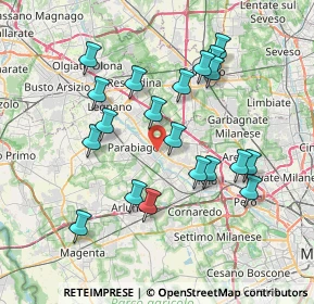 Mappa 20014 Nerviano MI, Italia (7.2065)