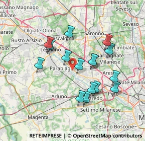 Mappa 20014 Nerviano MI, Italia (6.44938)