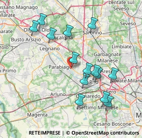 Mappa 20014 Nerviano MI, Italia (7.55857)