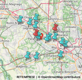 Mappa 20014 Nerviano MI, Italia (6.15067)