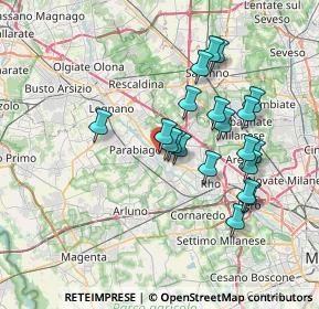 Mappa 20014 Nerviano MI, Italia (6.5485)