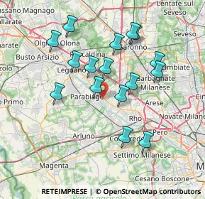 Mappa 20014 Nerviano MI, Italia (6.85375)