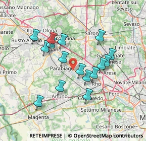Mappa 20014 Nerviano MI, Italia (6.37625)