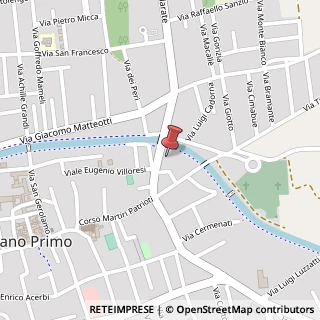 Mappa Via Fanti, 1, 20022 Castano Primo, Milano (Lombardia)