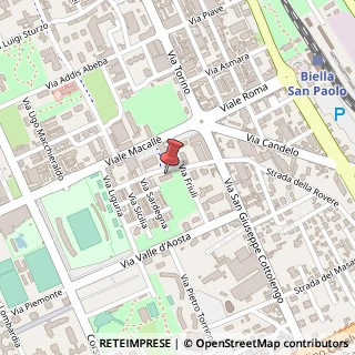 Mappa Strada alle Filature, 11, 13900 Biella, Biella (Piemonte)
