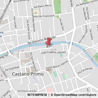 Mappa Via Papa Leone XIII, 13, 20022 Castano Primo, Milano (Lombardia)