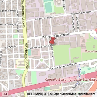 Mappa Via Donato Frisia, 11, 20092 Cinisello Balsamo, Milano (Lombardia)