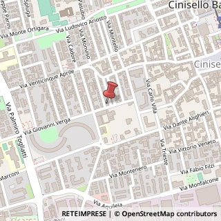 Mappa Via Giovanni Verga, 30, 20092 Cinisello Balsamo, Milano (Lombardia)