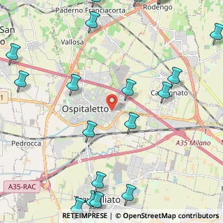 Mappa Traversa I Via I Maggio, 25035 Ospitaletto BS, Italia (3.3025)