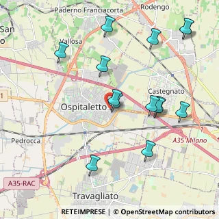 Mappa Traversa I Via I Maggio, 25035 Ospitaletto BS, Italia (2.21214)