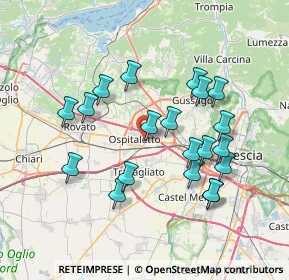 Mappa Traversa I Via I Maggio, 25035 Ospitaletto BS, Italia (7.006)