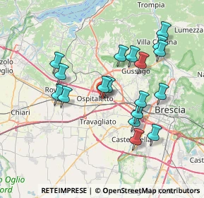 Mappa Traversa I Via I Maggio, 25035 Ospitaletto BS, Italia (7.04333)