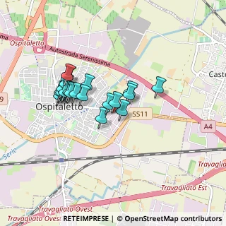 Mappa Traversa I Via I Maggio, 25035 Ospitaletto BS, Italia (0.72)