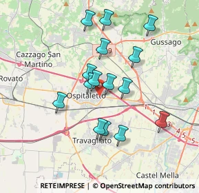 Mappa Traversa I Via I Maggio, 25035 Ospitaletto BS, Italia (3.18067)