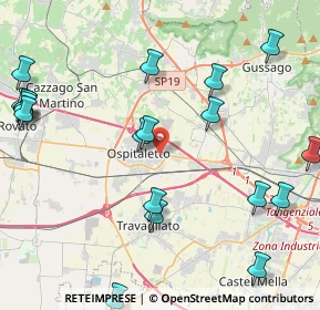 Mappa Traversa I Via I Maggio, 25035 Ospitaletto BS, Italia (5.556)