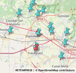 Mappa Traversa I Via I Maggio, 25035 Ospitaletto BS, Italia (4.36143)