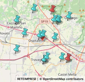 Mappa Traversa I Via I Maggio, 25035 Ospitaletto BS, Italia (4.17278)