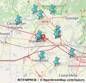 Mappa Traversa I Via I Maggio, 25035 Ospitaletto BS, Italia (3.61917)