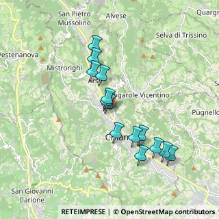 Mappa Via Augusto Mazzocco, 36072 Chiampo VI, Italia (1.645)