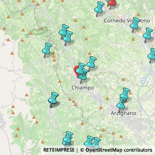 Mappa Via Augusto Mazzocco, 36072 Chiampo VI, Italia (5.8055)