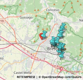 Mappa Viale Caduti del Lavoro, 25127 Brescia BS, Italia (3.20867)